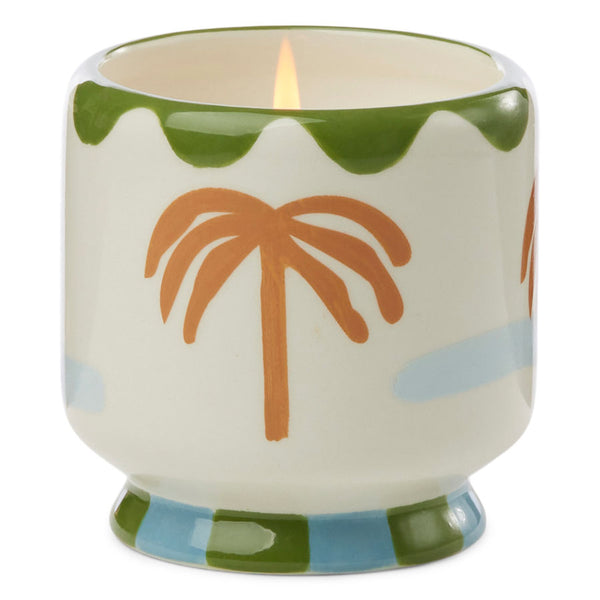 Paddywax - Palm Ceramic Candle - Lush Palms