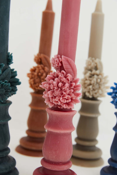 Luzio Concept Store - Candle Candle Flowers Pink