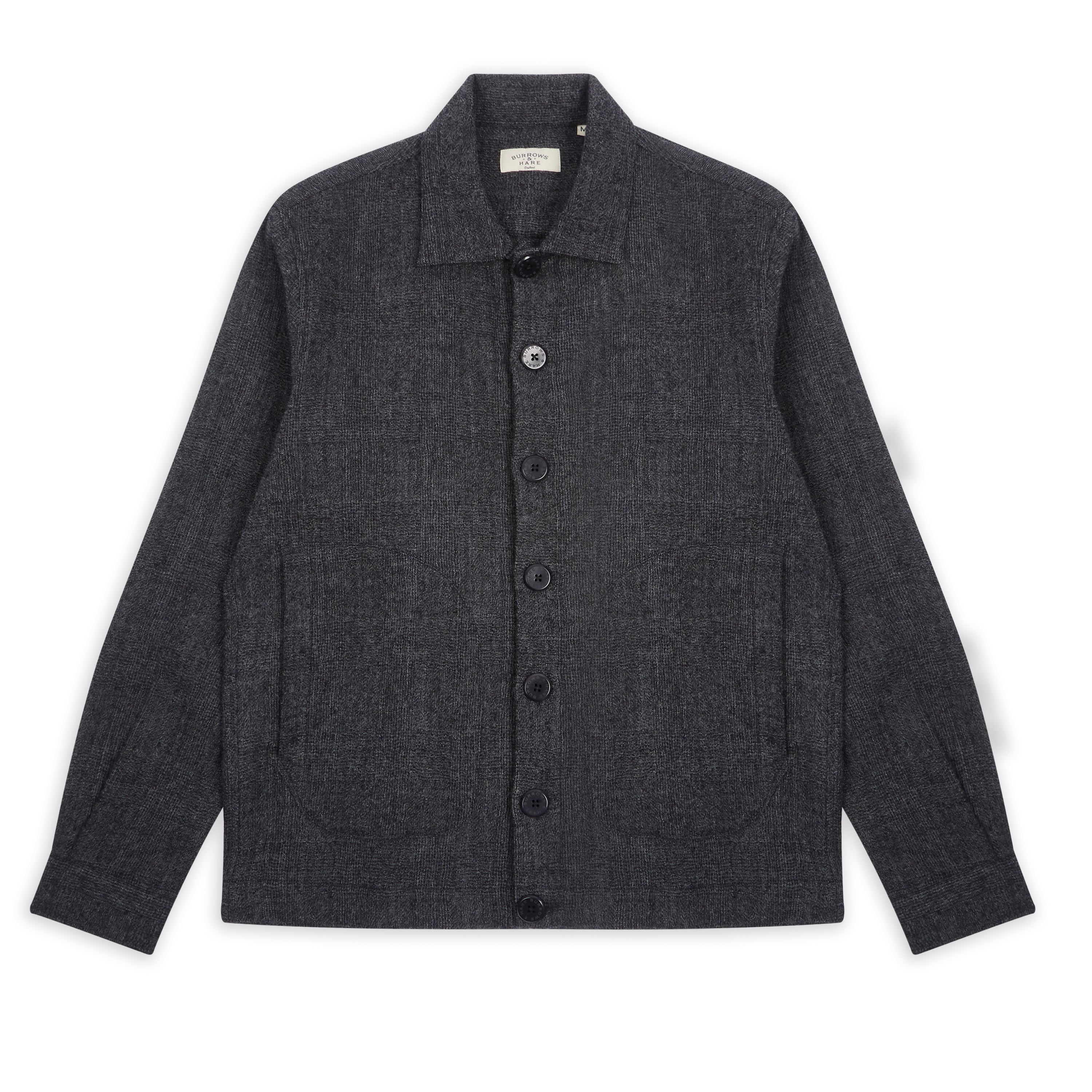Burrows & Hare - Wool James Jacket - Dark Grey - M
